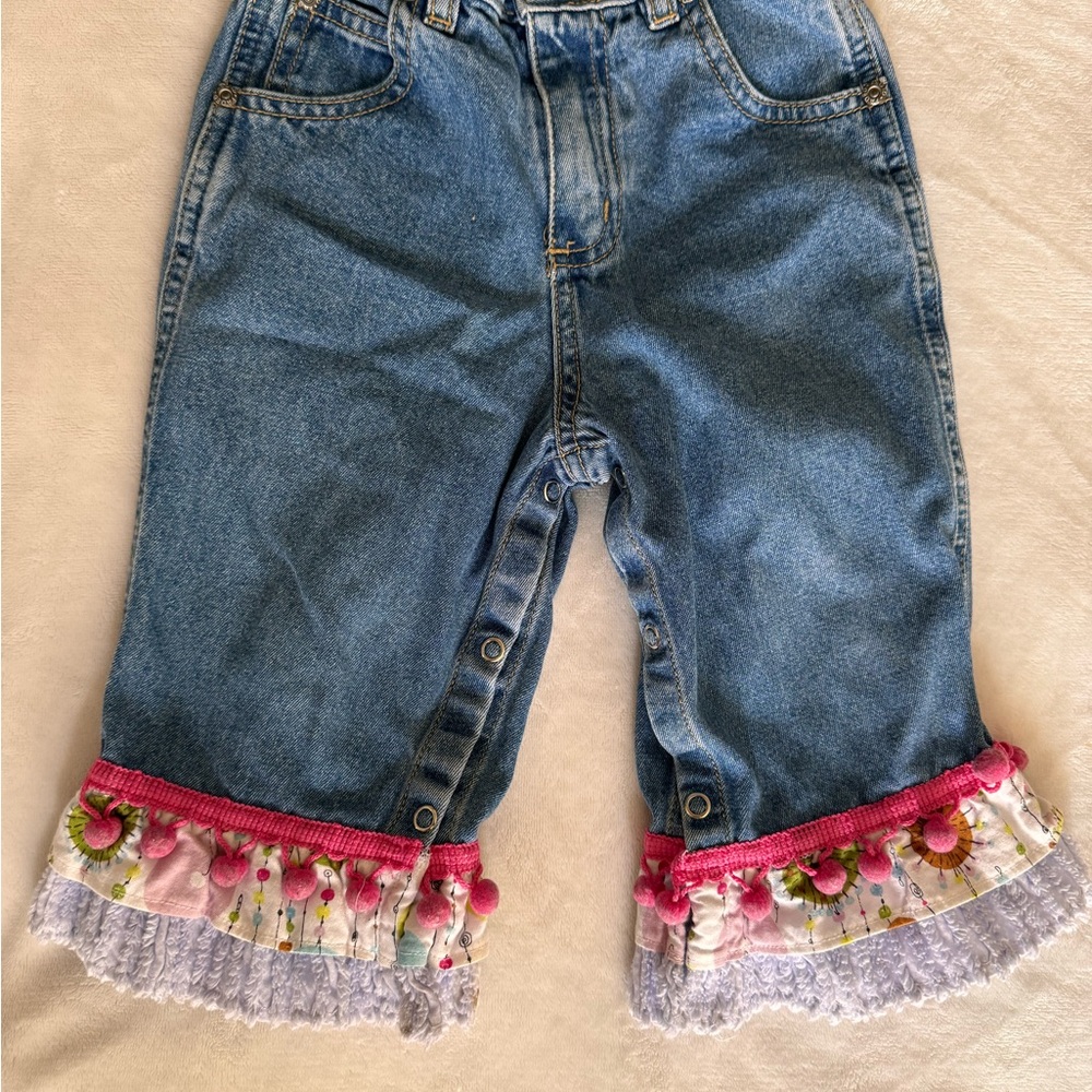 Vintage Levi's Toddler Bell Bottoms Denim Jeans 18 Months